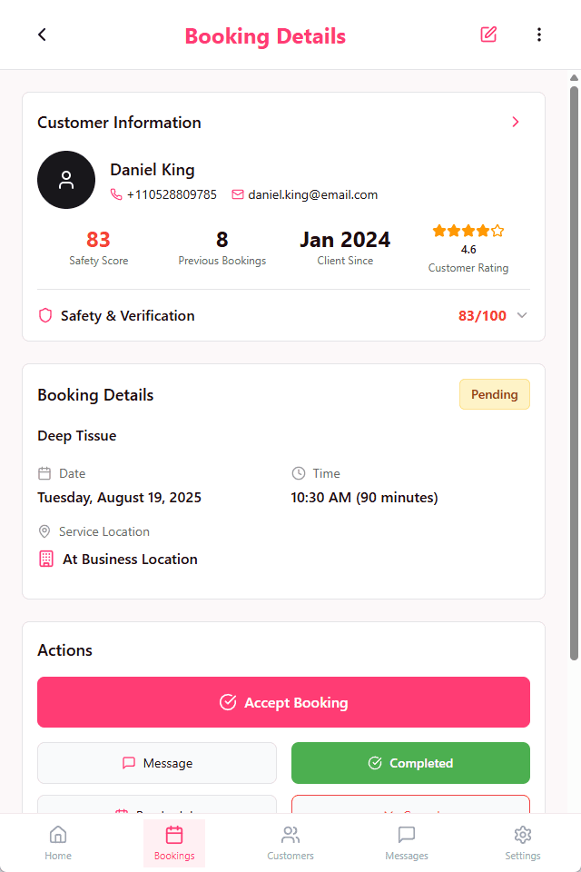 Cancellation Control