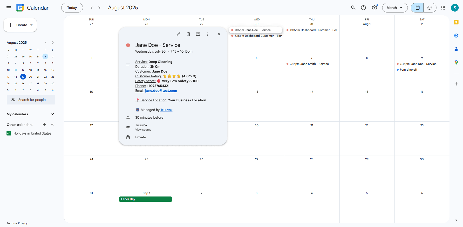 Automated Scheduling